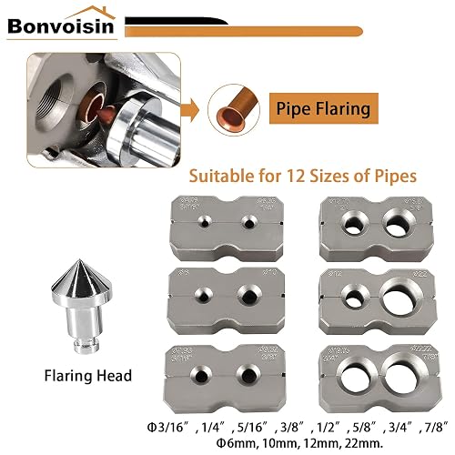 Mini Split Tools NOLLAM HVAC Flaring Tool Kit For 1/4'' - 3/4'' And 6 ...