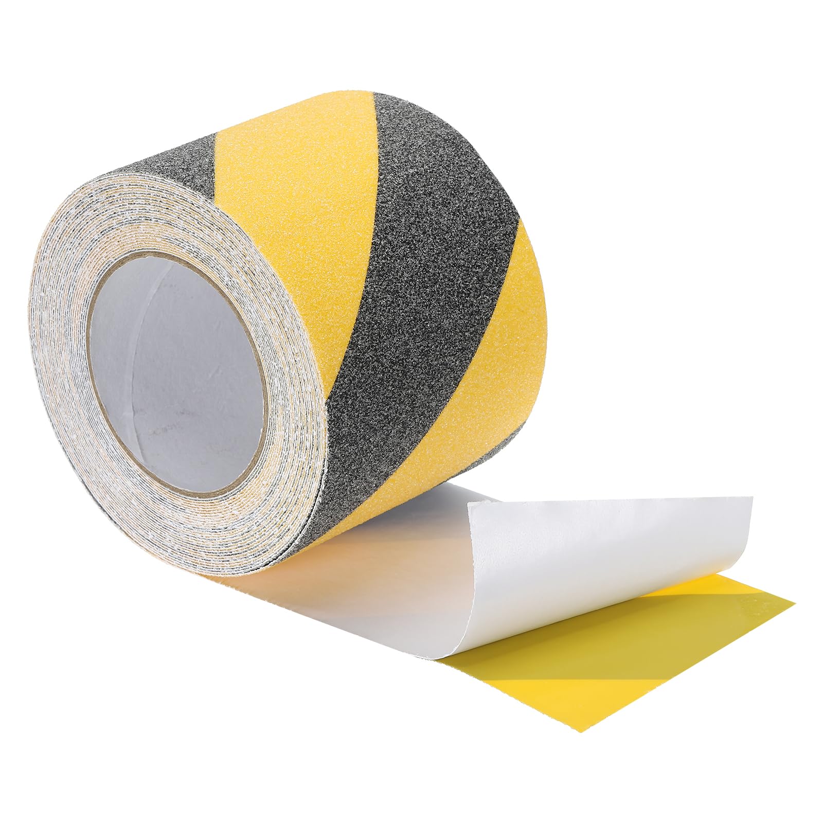 PATIKIL 10cm x 10 Meters Anti Slip Traction Tape, Non-Slip Grip Tape Non Skid Tread Safety Tape for Stairs Steps Scooter Deck, Yellow and Black