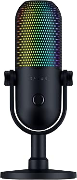 Razer Seiren V3 Chroma RGB USB Microphone Tap-to-Mute Black