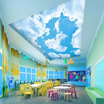 Lmopop Carte Da Parati A Soffitto 3d Cameretta Per Bambini