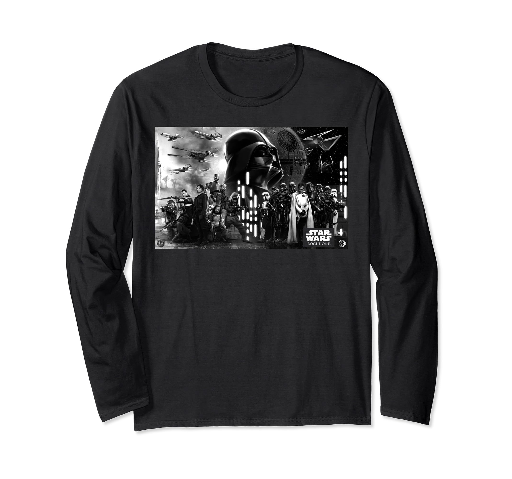 Star Wars Rogue One Death Star Battle Groupshot Long Sleeve T-Shirt