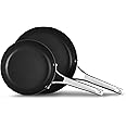 Calphalon 2029637 Premier Hard-Anodized Nonstick 2-Piece 8 10-Inch Frying Pan Set 8/10 Combo Black