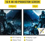 VEVOR 80" Tripod Projector Screen 16:9 4K HD Portable Stand view 10