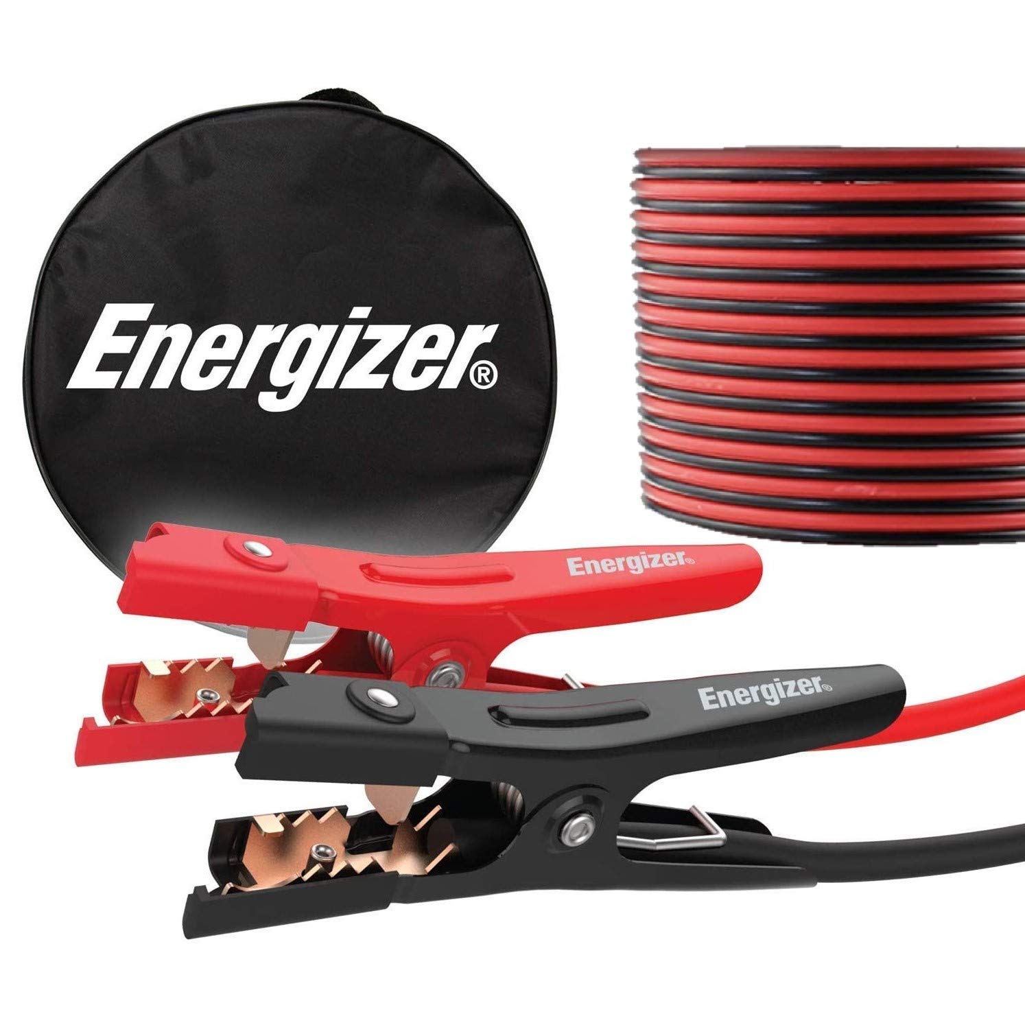 Energizer Jumper Cables for Car Battery, Heavy Duty Automotive Booster Cables for Jump Starting