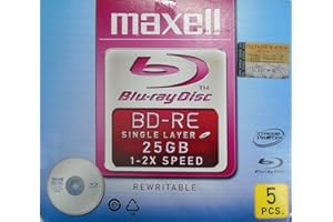 Blu Ray DVD RE 25GB Single Jewel Case 2X Speed