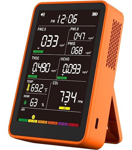16-in-1 Comprehensive Indoor Air Quality Monitor, High Accuracy