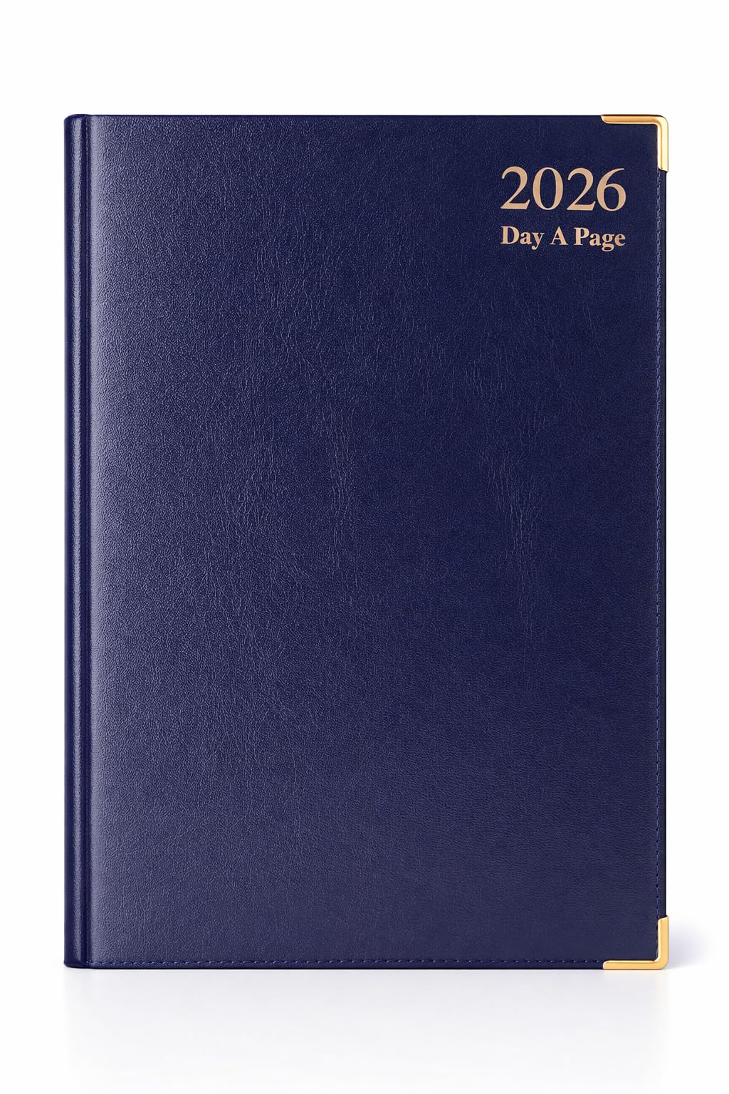 1ABOVE Premium Quality| 2026 Diary | A4 Week to View Diary| 60gsm-Paper| Hardback Gilt Edges Metal Corners for Home and Office Use (Blue)