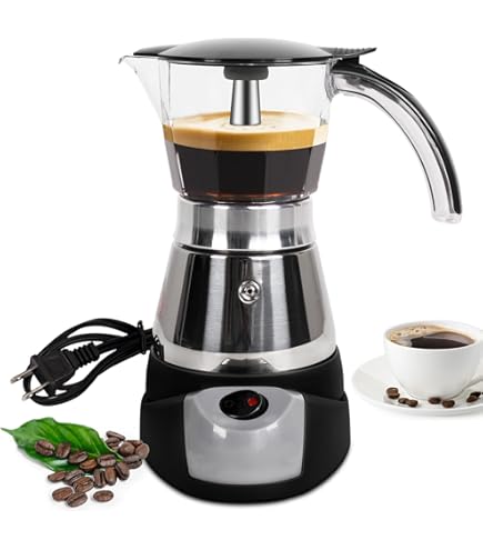 Amazon.com: Guzzini 09720010 Stainless Steel Coffee Pot, Mocha