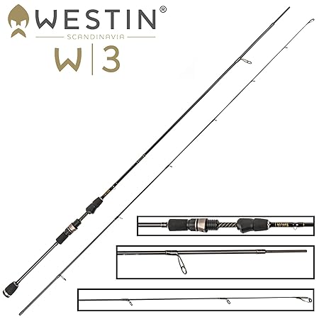 Westin W3 Streetstick 183cm UL 1-5g - Ultra Light Rute für Barsche & Forellen, Spinnrute zum Spinnfischen, Barschrute Forelle