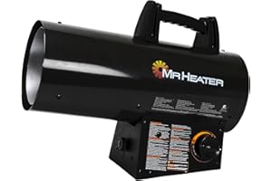 Mr. Heater 60,000 BTU Forced Air Propane Space Heater with 10 ft. Hose and Regulator