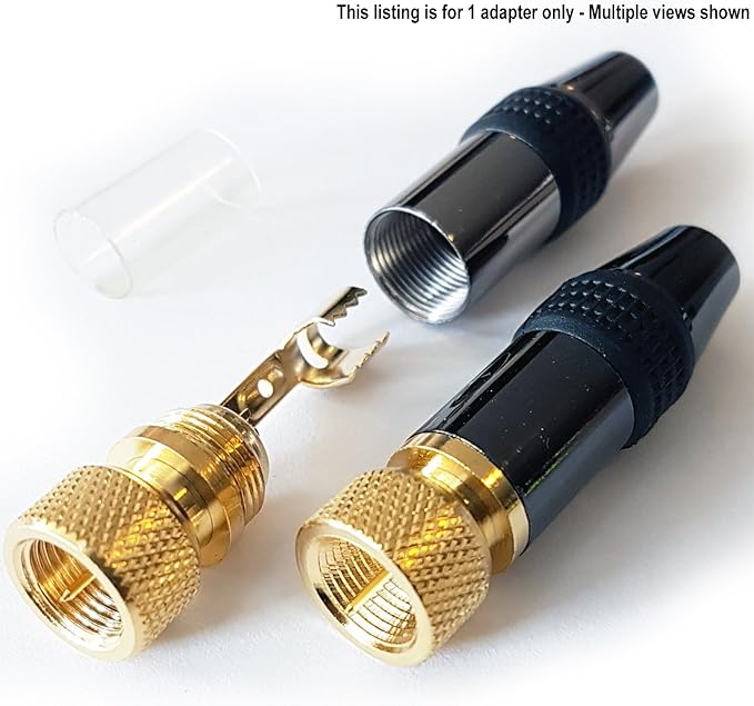 PRO FType Male Solder Connector RF Coaxial Amazon.co.uk Electronics