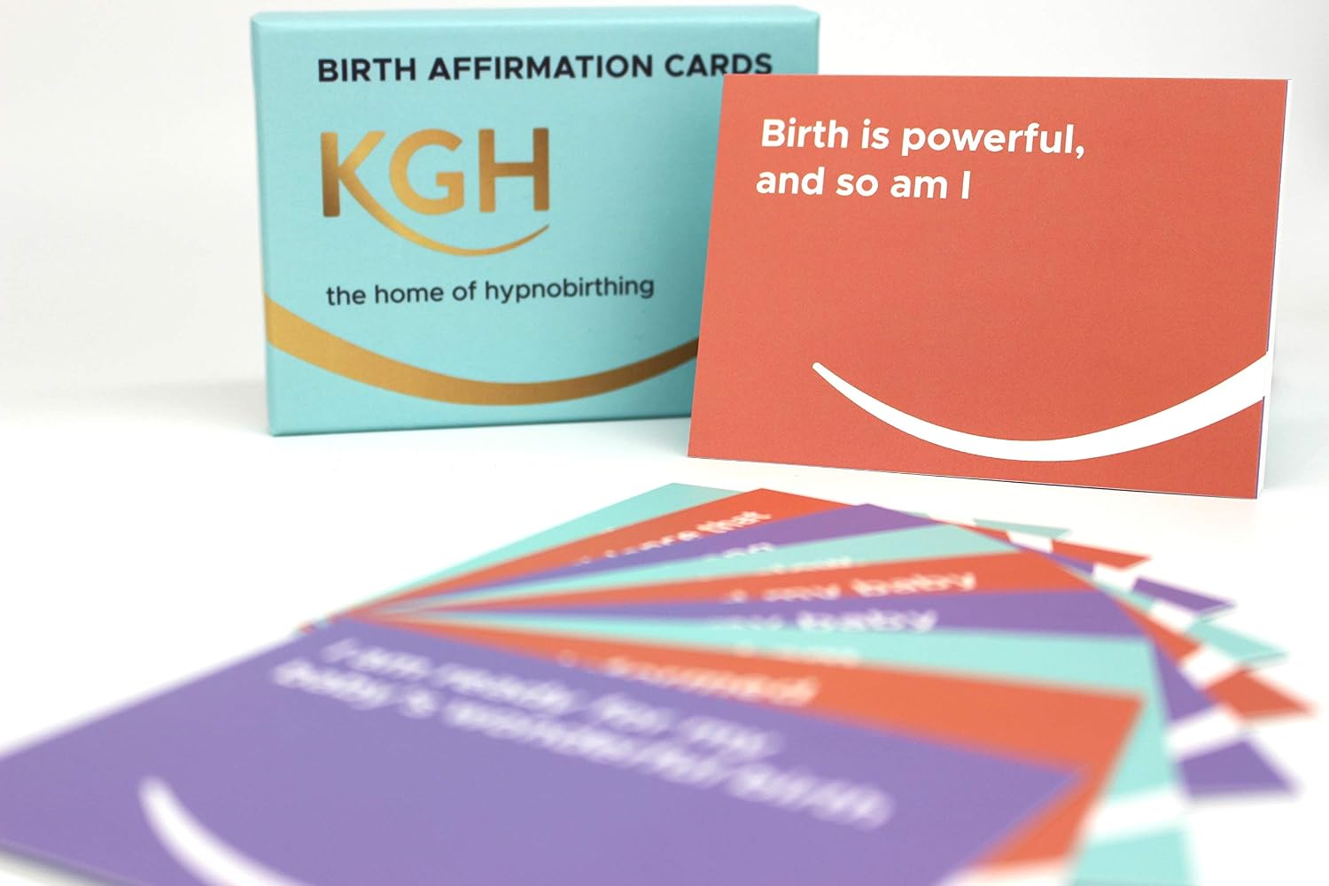 Birth Affirmation Cards, A Beautiful Box of 30 Positive Statements to Empower and Support You Through Pregnancy