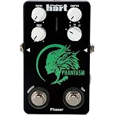 Maker hart PHANTASM/PHASER Phaser Pedal with TAP TEMPO &ndash; Dynamic 12-Stage Phaser, Real-Time Rate Adjustment High-Performance DSP 4 Knobs for Customizable Tone guitar effect pedal