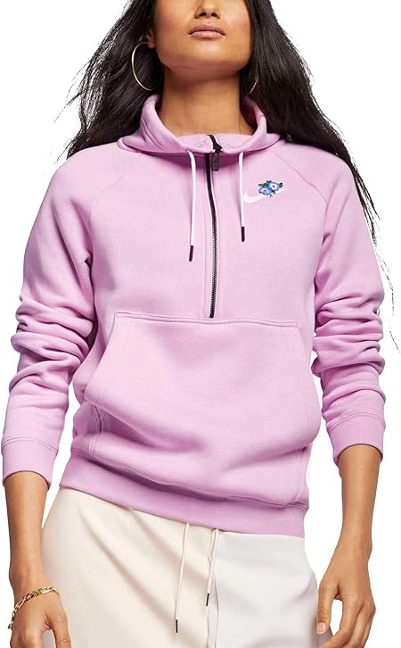 nike half zip fleece womens