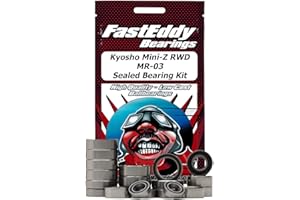FastEddy Bearings Compatible with Kyosho Mini-Z RWD MR-03 Sealed Bearing Kit