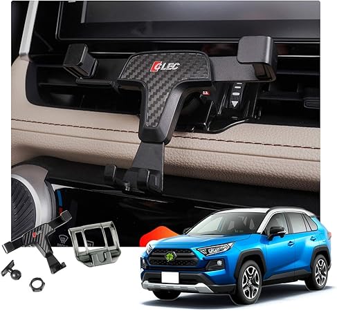 Amazon Ruiya トヨタ Rav4 5代目 適用 19 インテリア ドアポケットマット ドリンクホルダー 滑り止め ノンスリップ 収納スペース保護 ゴムマット インフィニティ パーツ 赤色 インストルメントパネル 車 バイク