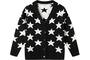 Mud Kingdom Little Boy Knitted Cardigan Solid V-Neck and Button Down Sweater Long Sleeve Fall Knit Outerwear