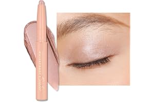 Oulac Twist-Up Nude Eyeshadow Stick – Creamy Waterproof Crayon, Long Lasting Vegan & Cruelty-Free Eye Makeup, 1.25g, WA01 Nub