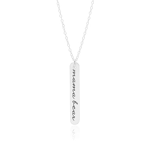 mom script necklace