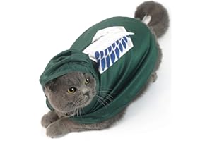 Impoosy Cat Halloween Costume Funny Puppy Clothing Kitten Cosplay Pet Clothes Small Dog Outfits (Medium)