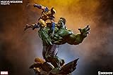 Sideshow Marvel Comics Hulk vs. Wolverine Maquette