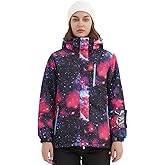 BGX Women's Ski Suit Windproof Waterproof Snowboard Colorful Printed Ski Snow Winter Jacket