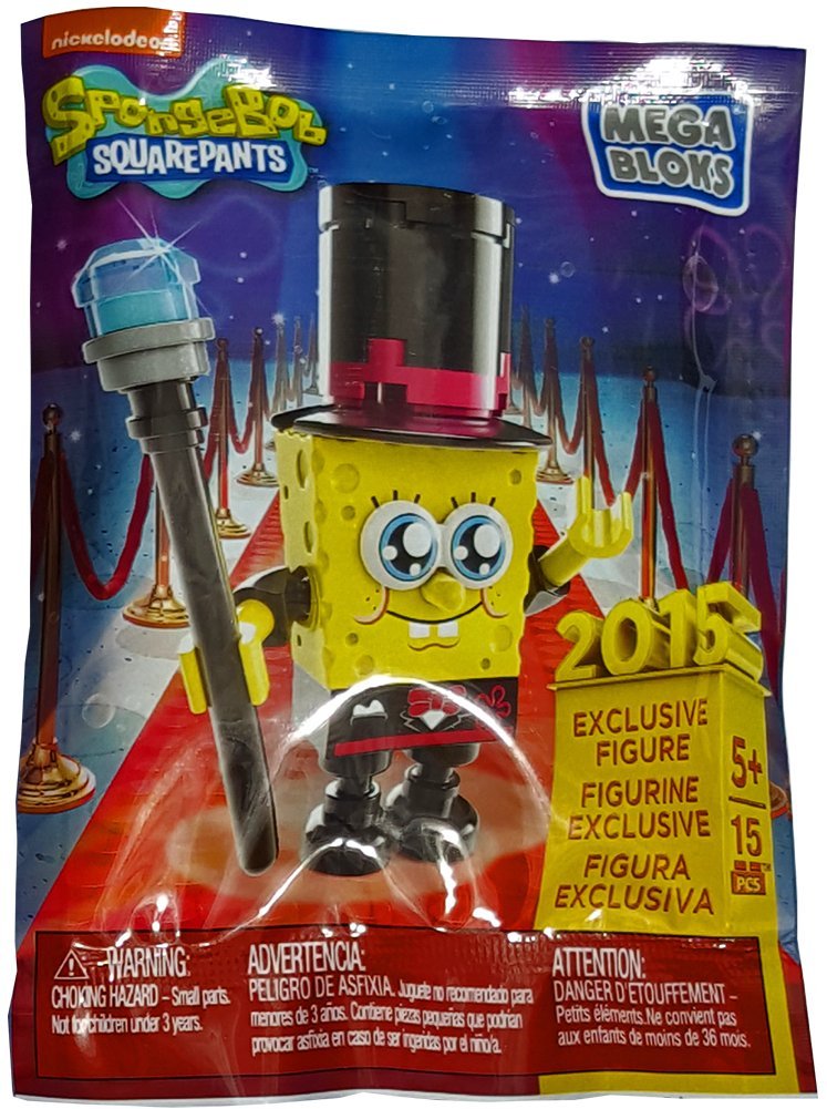 Mega Bloks Spongebob Squarepants Sponge Out of Water Exclusive 2015 Minifigure