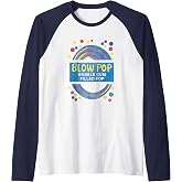 Charms Blow Pop Retro Wrapper Logo Sucker Candy Raglan Baseball Tee