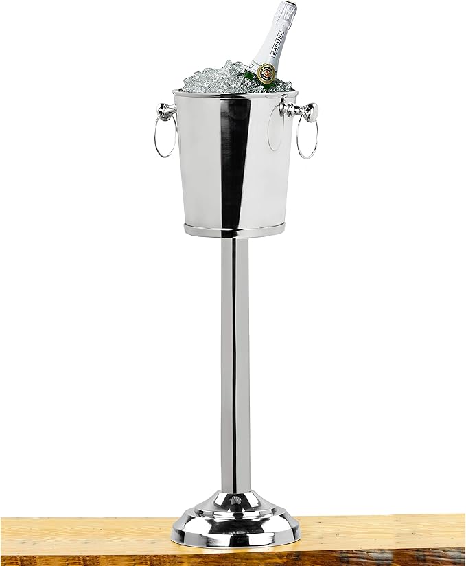 Nickel Plated Premium Aluminum Free Standing Wine Chiller Wine
