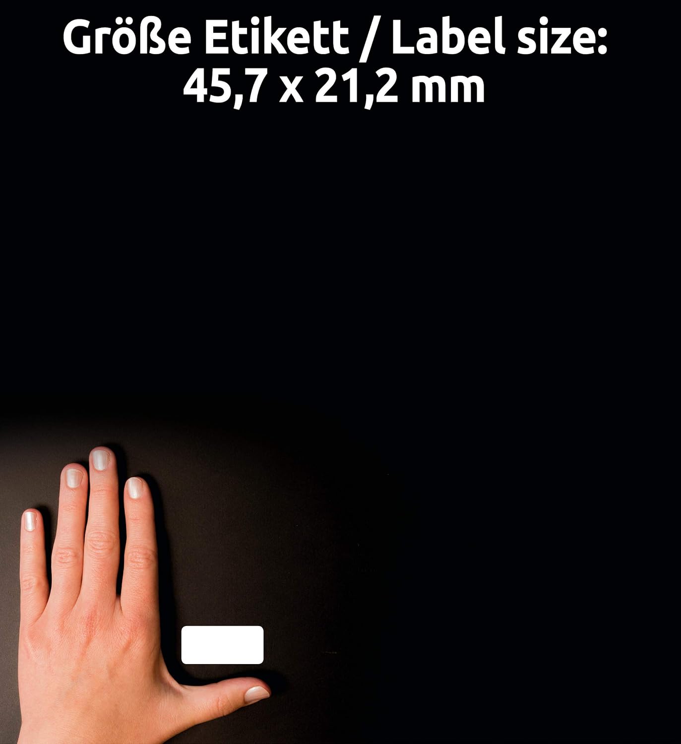 AVERY Zweckform L7873-20 Strong Adhesive Labels (960 Stickers, 45.7 x 21.2 mm on A4, Extremely Strong Self-Adhesive - Image 3