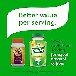Benefiber Prebiotic Fiber Supplement Caplets, 84