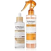 Dr.Melaxin Body & Face Peel Shot Duo Glow Rice Peeling Ampoule Kojic Acid & Turmeric spray