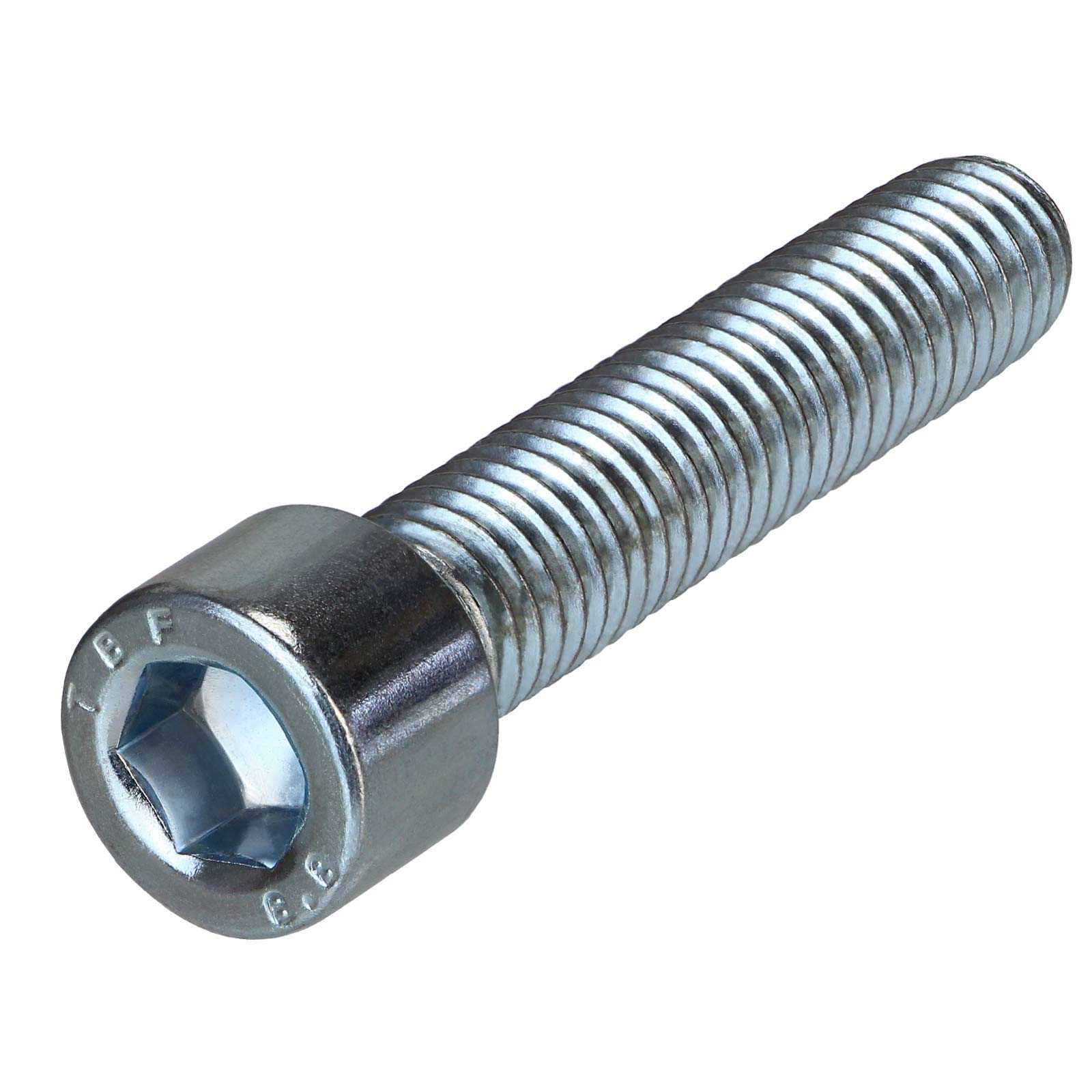 ALPIDEX 50 Metal Bolt Cylinder Head Screws M10 x 50 mm DIN 912 Galvanized 8.8 Hexagon Socket