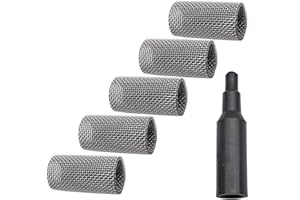 5pcs Diesel Heater Glow Pin Stainer Burner Stainless Steel Screen Kit 12V 24V with Tool Replacement for Eberspacher Airtronic D2 D4 D4S PN 252069100102 by AUTOMAJOR