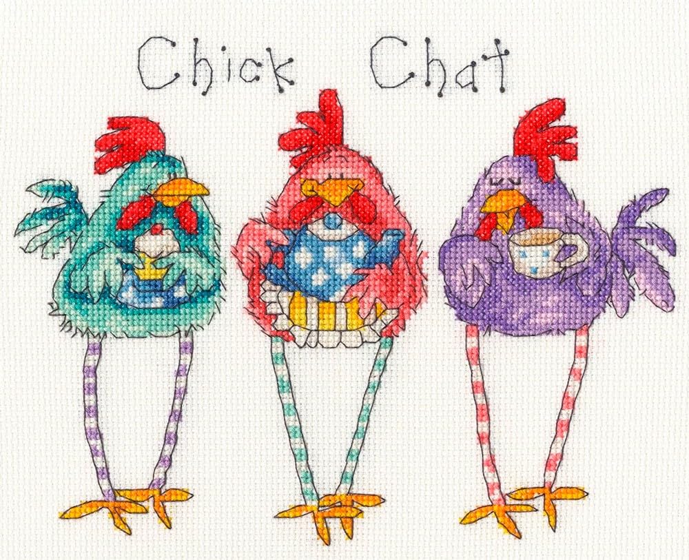 Bothy Threads Counted Cross Stitch Kit - Chick Chat
