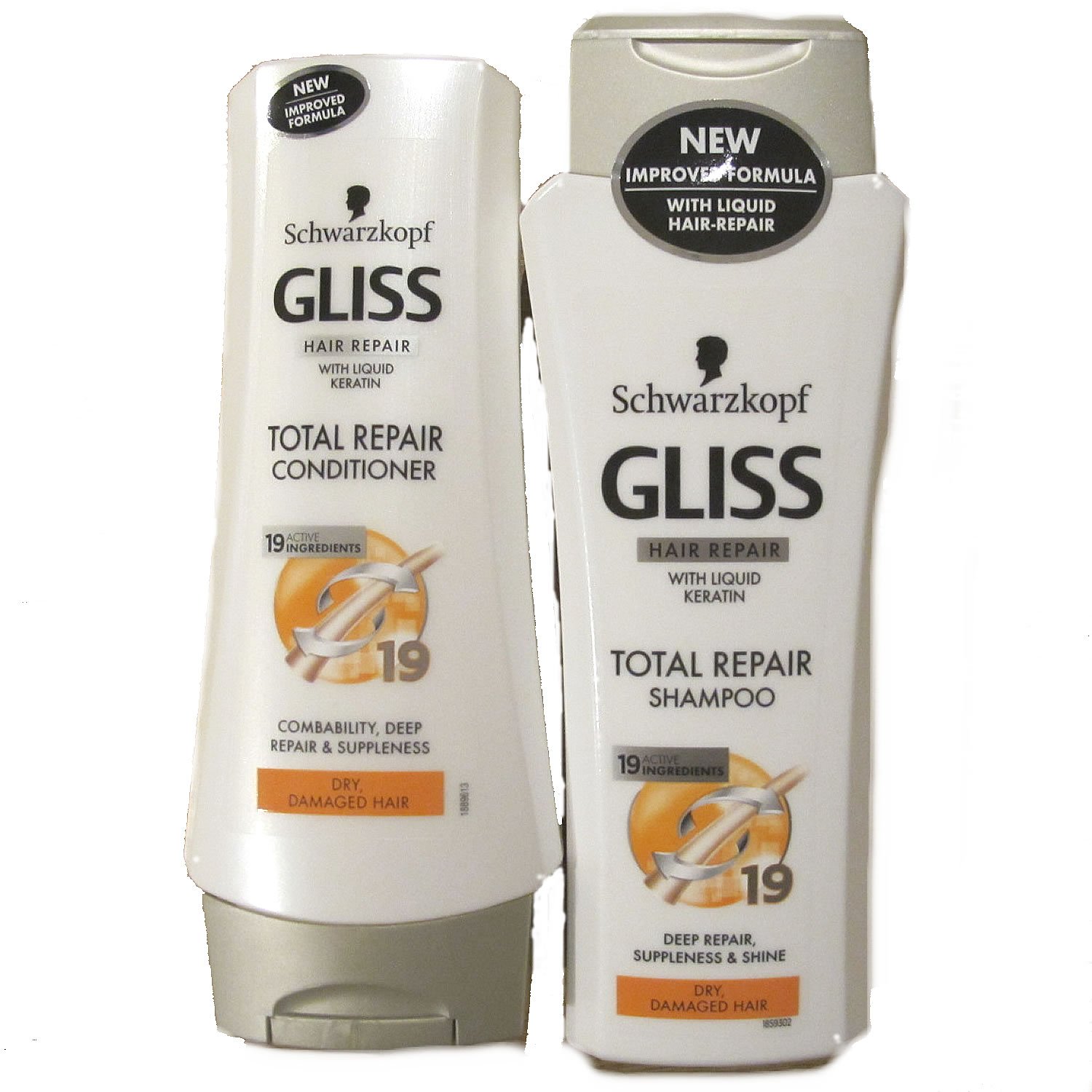 Schwarzkopf Gliss Total Repair Shampoo For Dry Damaged Hair 250ml