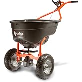 Agri-Fab 45-0614 130 lb. Push Lawn &amp; Garden Broadcast Spreader for Seed,Fertilizer,Salt,Ice Melt; Walk Behind with Easy to use Flow Control Lever