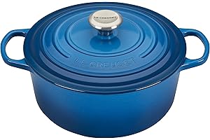 Le Creuset Enameled Cast Iron Signature Round Dutch Oven, 5.5 qt., Marseille