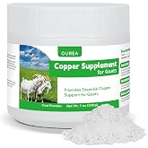 Copper Supplement for Goats, 7oz Oral Powder, Fast Absorbing Mineral Formula, Supports Healthy Growth, Strong Immunity, Coat Shine, Fertility, Energy Levels, Easy to Feed, Year Round Support