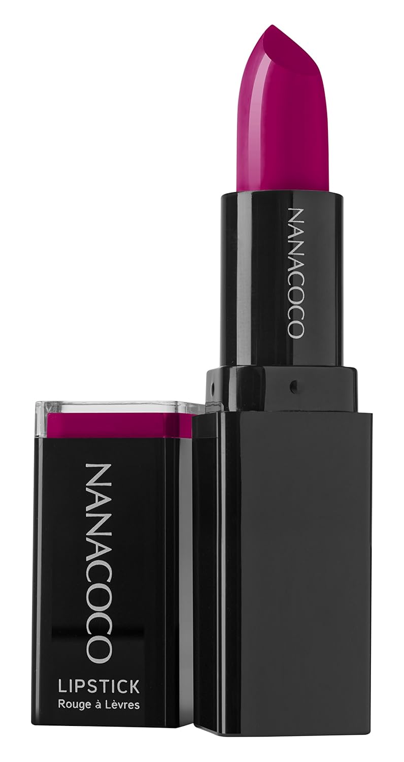 Nanacoco Unrequited Love Glossy Lipstick, Crimson Pink, 0.1 Pound