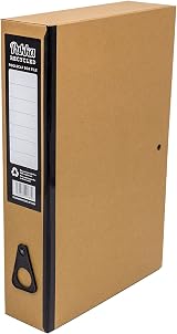 Pukka Pad Recycled Card File Boxes 8 Pack Kraft Spine Labels Thumb Pull view 2