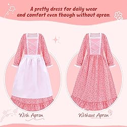 Meland Pioneer Dress for Girls - Colonial Floral
