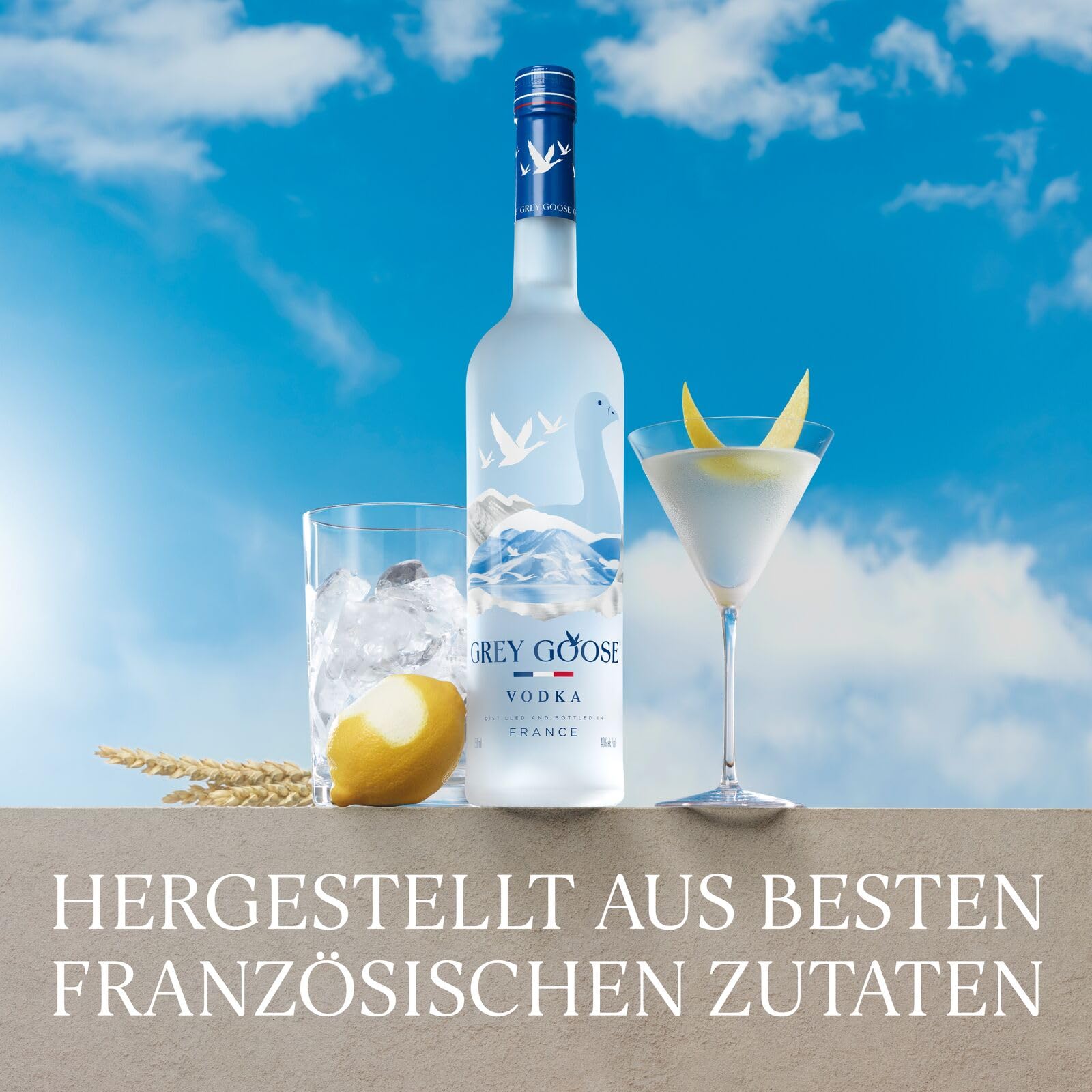 GREY GOOSE Premium-Vodka aus Frankreich, 40% Vol., 70 cl/700 ml, mit 100% französischem Weizen und natürlichem Quellwasser 6