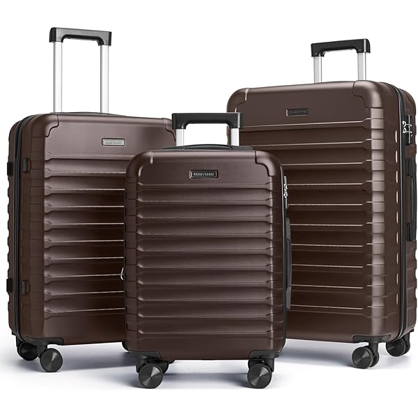 Amazon.com | GinzaTravel PP material 3-piece expandable luggage