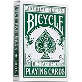 Bicycle Archive Series Old Fan Back 1885 Playing Cards, Poker Size Standard Index