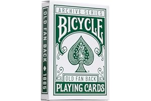 Bicycle Archive Series Old Fan Back 1885 Playing Cards, Poker Size Standard Index