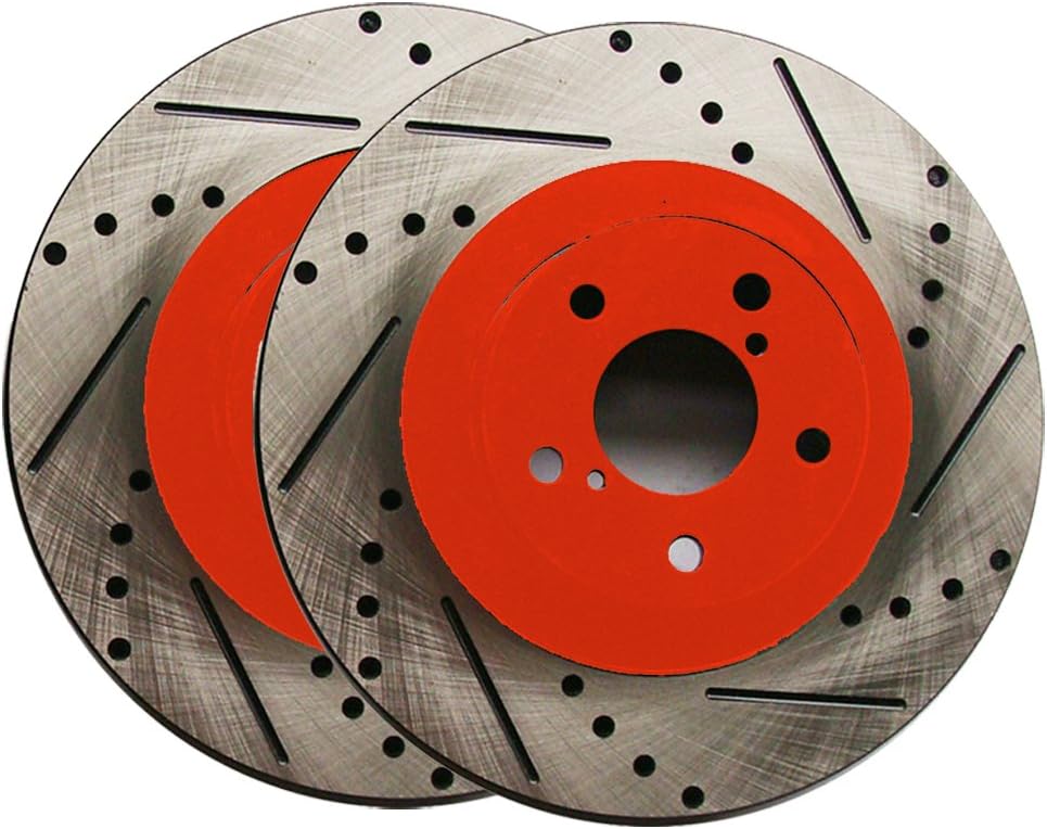 Speedy Brake Kit Drilled and Slotted Disc Brake Rotors
