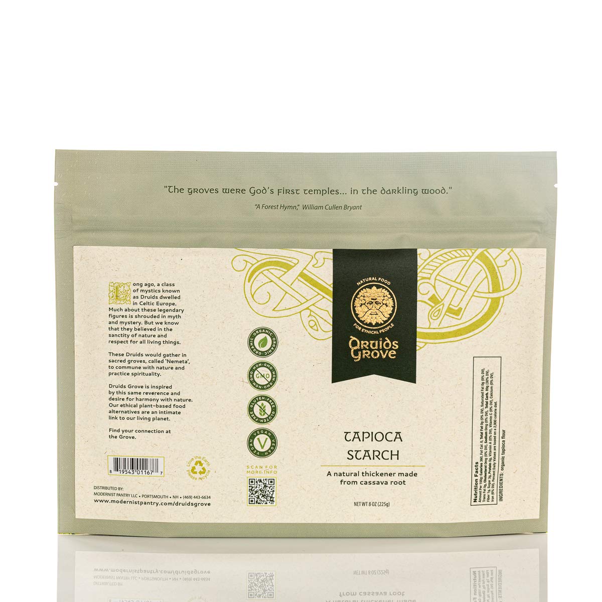 Amazon Com Druids Grove Organic Tapioca Starch Flour Vegan