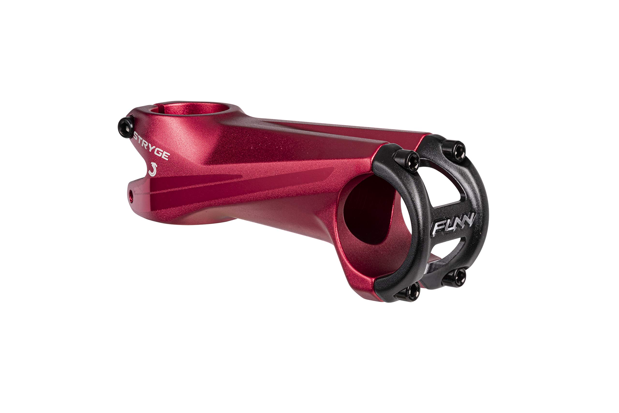 Funn Stryge Bike Drop Stem with -5 Degree - Length 100mm stem with 35mm Bar Clamp, Bike Stem for Mountain Bike, BMX Bike, Road Bike and Gravel Bike (Red)