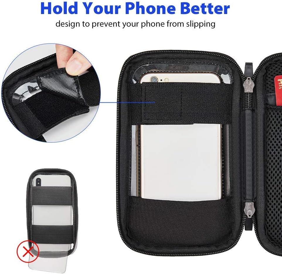 Motorcycle Magnetic Tank Bag, Sportbike Phone Pouch Case with 8 Strong Magnets Touch Screen for Cell phone up to 6.3 Inch: Automotive